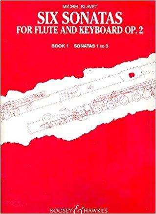 Blavet: 6 Sonatas Book 1 Opus 2 for Flute published by Boosey & Hawkes