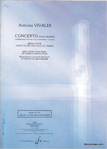Vivaldi: Concerto in C RV443 for Flute published by Billaudot