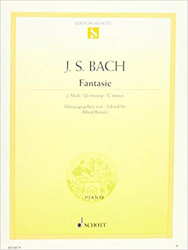 Bach: Fantasy in C Minor for Piano published by Schott