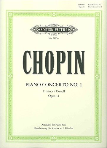Chopin: Piano Concerto No 1 in E minor Opus 11 arr for Solo Piano published by Peters