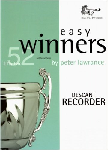 Easy Winners for Descant Recorder published by Brasswind
