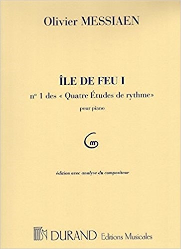 Messiaen: Ile de Feu I for Piano published by Durand