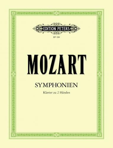 Mozart: Symphonies: Nos. 35-36, 38-41 arranged for Piano published by Peters