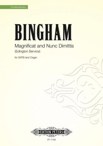 Bingham: Magnificat & Nunc Dimittis (Edington Service) SATB published by Peters