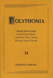 Polyphonia Volume 34 - Sacred Choral Music SATB published by Carrara