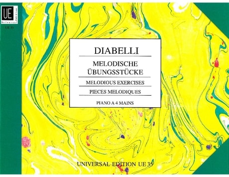 Diabelli: Melodious Exercises for piano 4 hands Opus 149 published by Universal