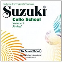 Suzuki Cello School Volume 7 published by Alfred (CD Only)