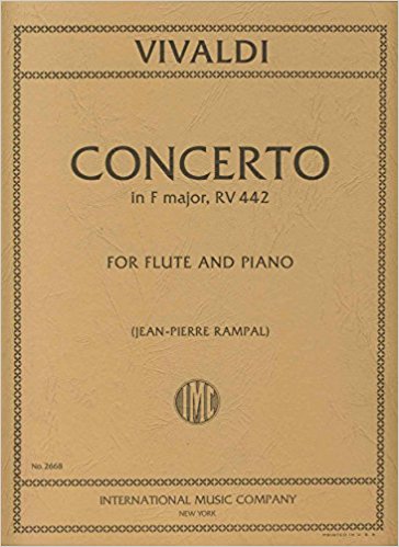 Vivaldi: Concerto in F (RV442) for Flute published by IMC