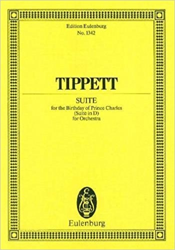 Tippett: Suite in D (Study Score) published by Eulenburg