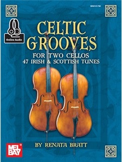 Celtic Grooves For Two Cellos: 47 Irish And Scottish Tunes published by Mel Bay (Book/Online Audio)