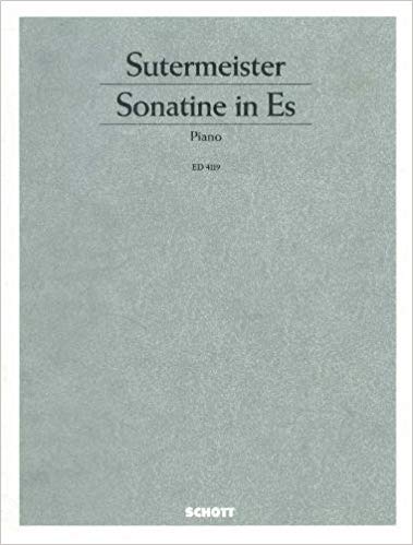 Sutermeister: Sonatine for Piano published by Schott