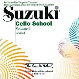 Suzuki Cello School Volume 6 published by Alfred (CD Only)