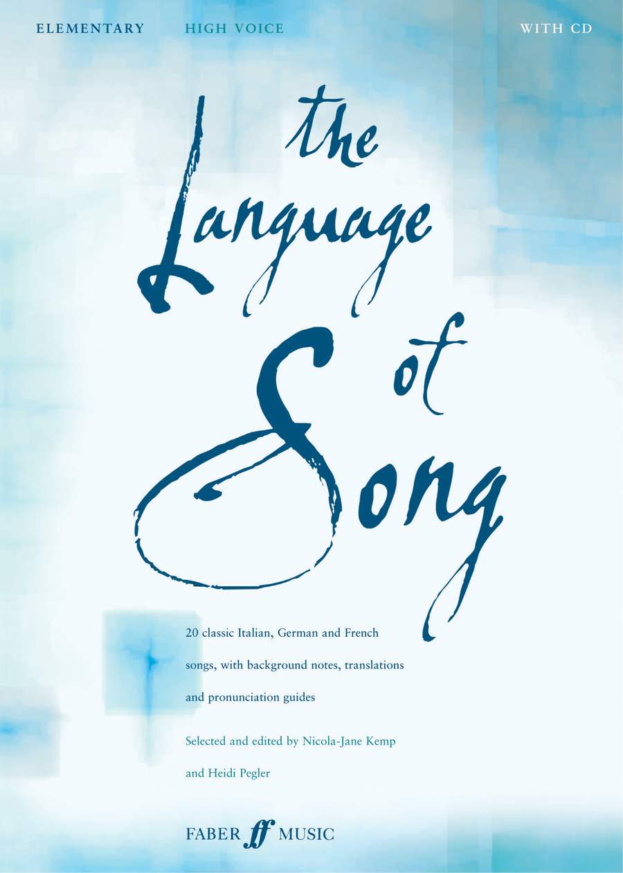 The Language of Song Elementary (High Voice) published by Faber