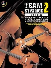 Team Strings 2 - Violin published by Faber (Book & CD)