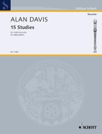 Davis: 15 Studies for Treble Recorder published by Schott