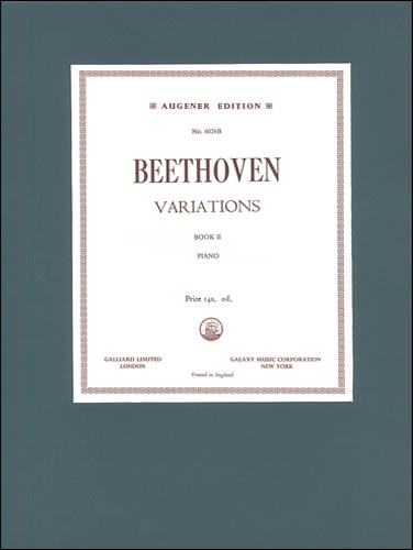 Beethoven: The Variations Book 2 for Piano published by Stainer & Bell