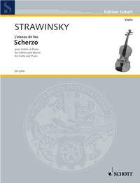 Stravinsky: L'Oiseau de feu - The Firebird for Violin published by Schott