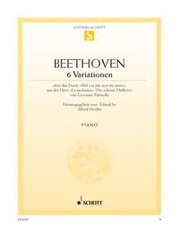 Beethoven: 6 Variations (Nel Cor Piu Non Mi Sento) for Piano published by Schott