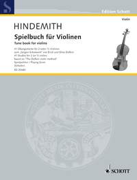 Hindemith: Tune Book for Violins published by Schott