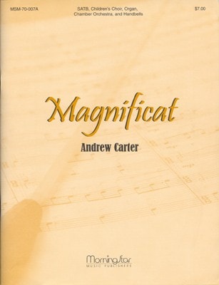 Carter: Magnificat - Vocal Score published by Morning Star