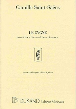 Saint-Saens: The Swan (Le Cygne) for Violin published by Durand
