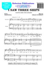 Cockshott: I Saw Three Ships (Unison) published by Roberton