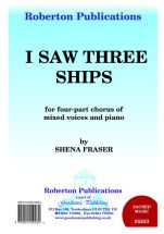 Fraser: I Saw Three Ships SATB published by Roberton