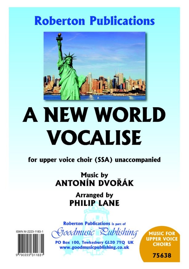 Dvorak: A New World Vocalise SSA published by Roberton
