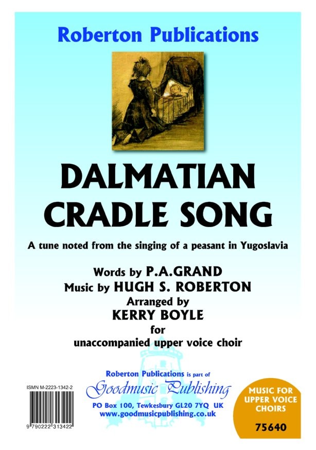 Roberton: Dalmatian Cradle Song SSA published by Roberton