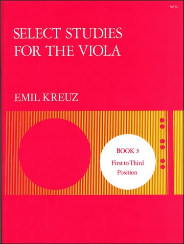 Kreuz: Select Studies Volume 3 for Viola published by Stainer & Bell