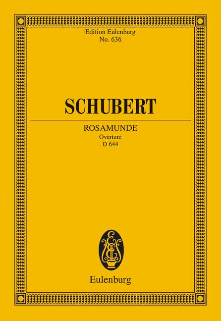 Schubert: Rosamunde Opus 26 D 644 (Study Score) published by Eulenburg