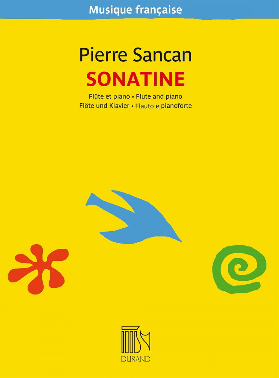 Sancan: Sonatine for Flute published by Durand