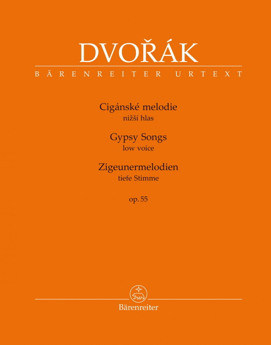 Dvorak: Gypsy Songs for Low Voice and Piano Opus 55 published by Barenreiter