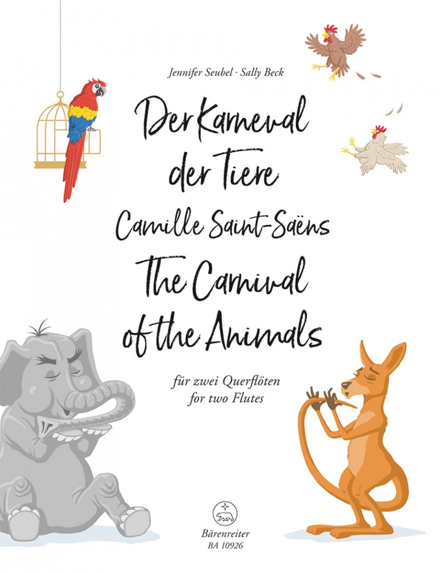 Saint-Sans: Carnival of the Animals for two Flutes published by Barenreiter