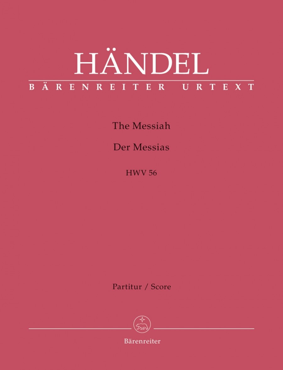 Handel: Messiah published by Barenreiter - Full Score (Paperback Edition)