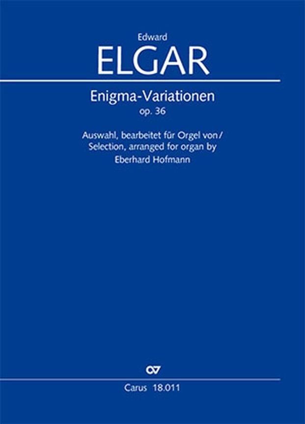 Elgar: Enigma Variations Opus 36 for Organ published by Carus