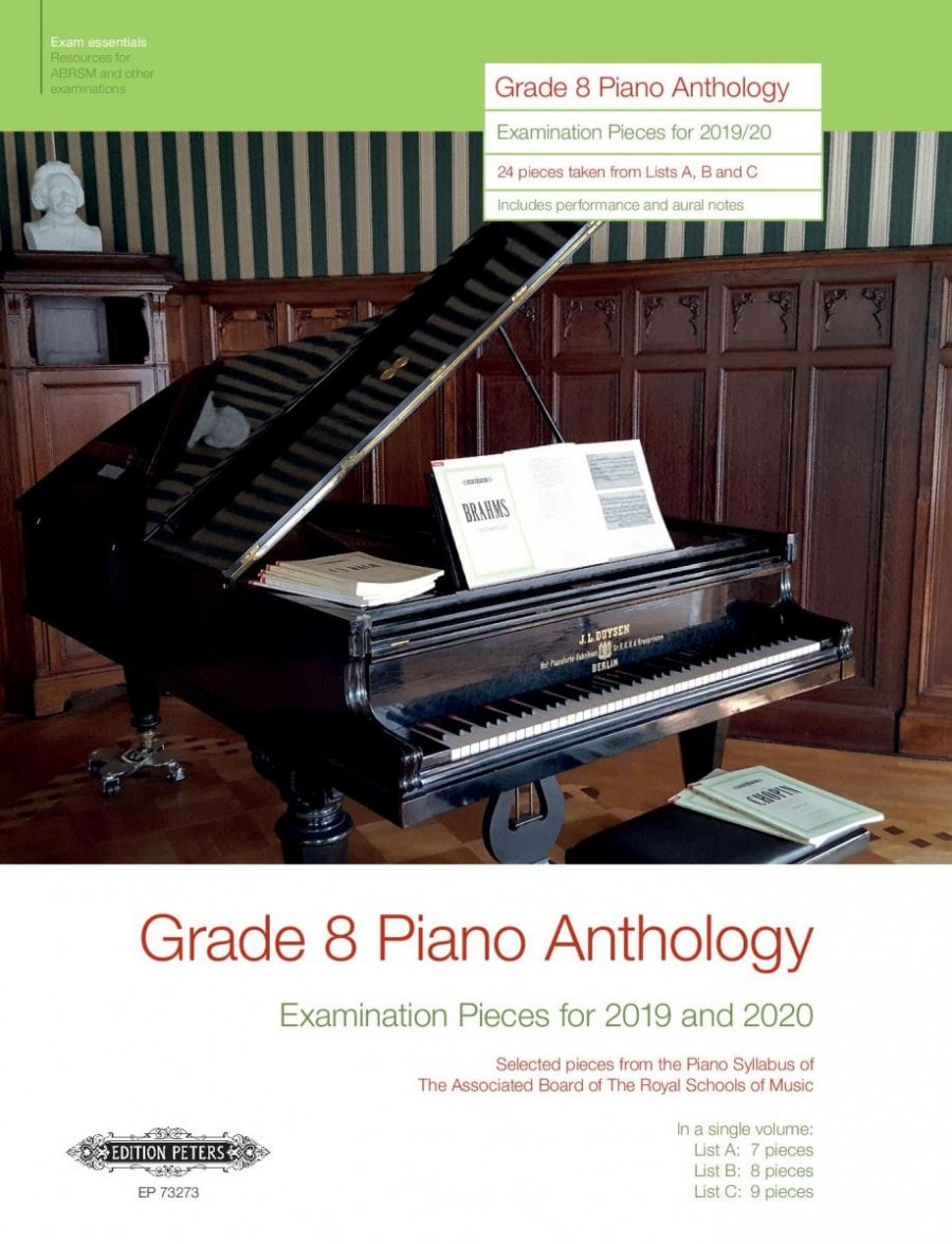 Grade 8 Piano Anthology 2019-2020 published by Peters