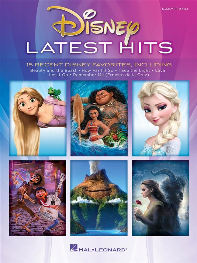 Disney Latest Hits for Easy Piano published by Hal Leonard