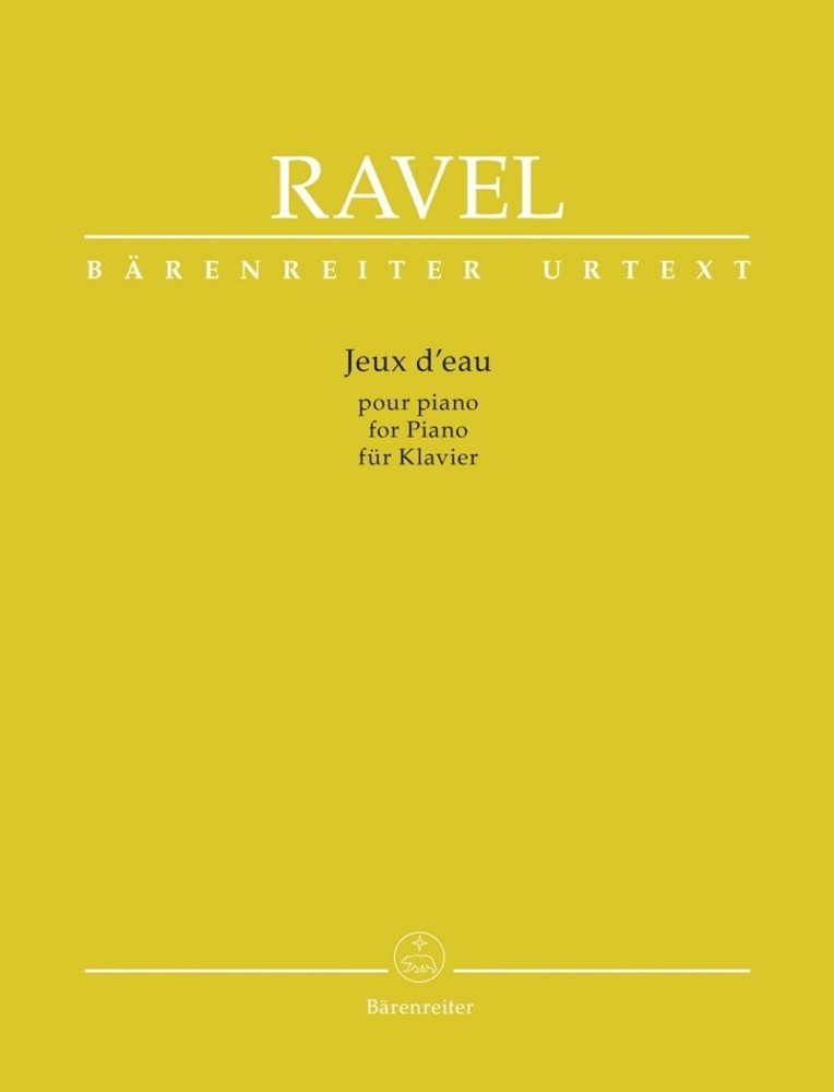 Ravel: Jeux d'Eau for Piano published by Barenreiter