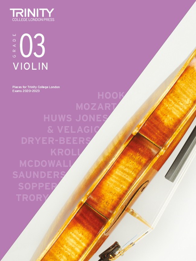 Trinity Violin Exam Pieces - Grade 3 from 2020 (Score & Part)