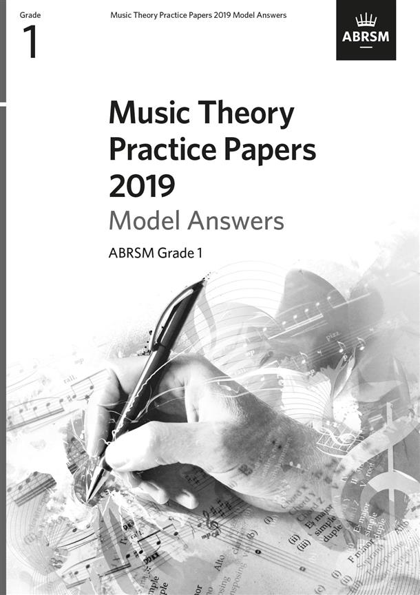 Music Theory Past Papers 2019 Model Answers - Grade 1 published by ABRSM