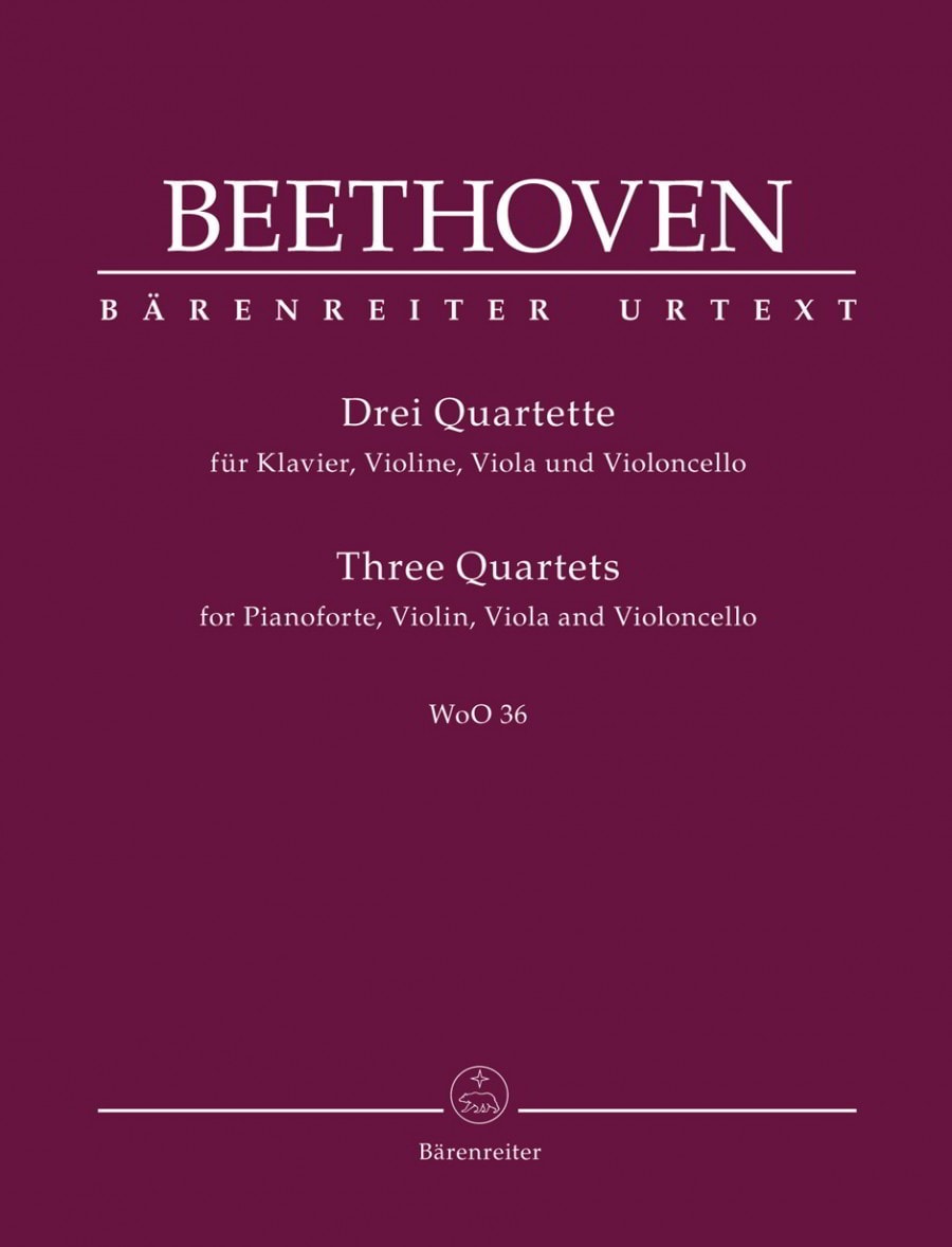 Beethoven: Three Quartets WoO 36 published by Barenreiter