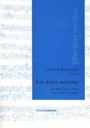 Buxtehude: Jesu dulcis memoria published by Carrara - Vocal Score