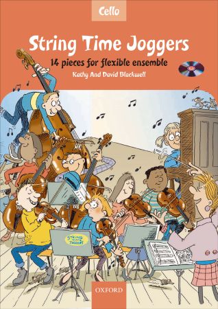 String Time Joggers: 12 Ensemble Pieces - Cello published by OUP (Book & CD)