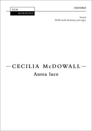 McDowall: Aurea luce SATB published by OUP