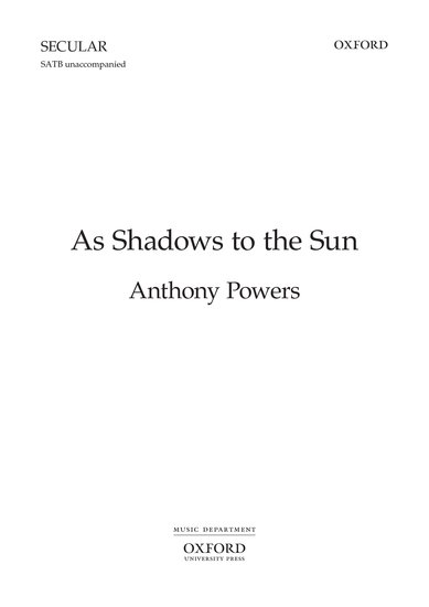 Powers: As Shadows to the Sun published by OUP