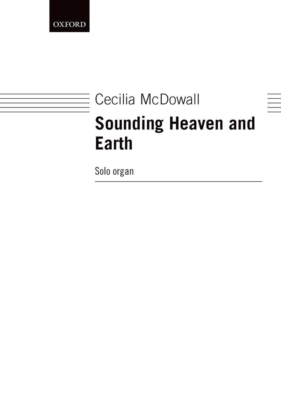 McDowall: Sounding Heaven and Earth for Organ published by OUP