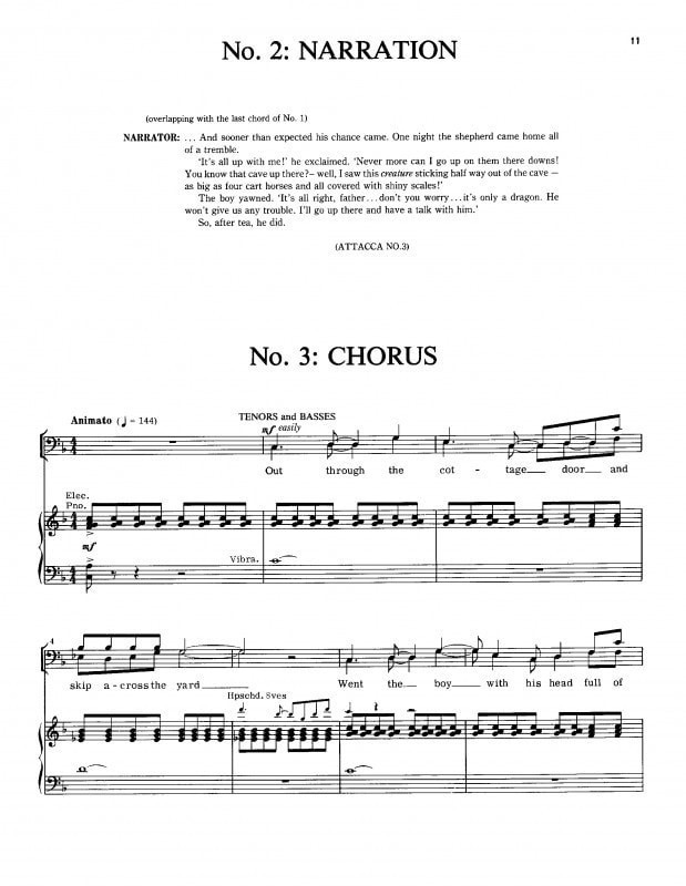 Rutter: The Reluctant Dragon published by OUP - Vocal Score | Forwoods ...