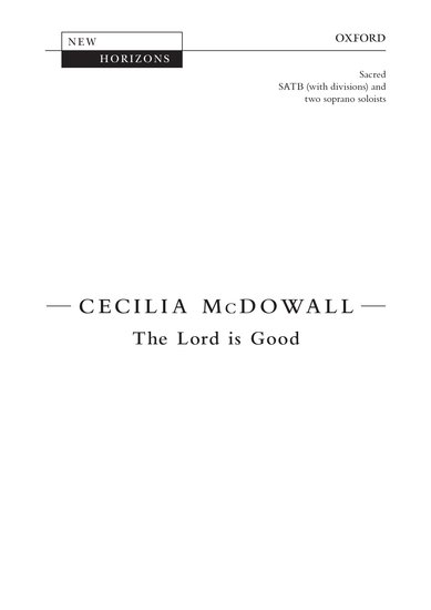 McDowall: The Lord is Good SATB published by OUP