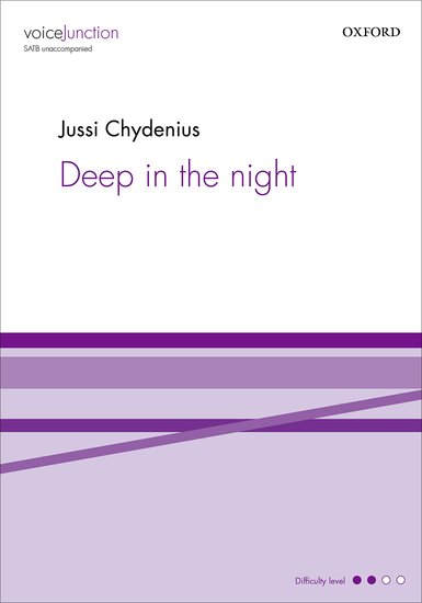 Chydenius: Deep in the night SATB published by OUP